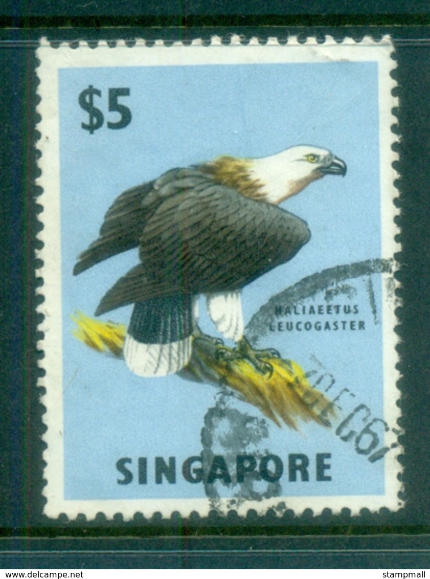 Singapore 1963 Pictorials, Bird, Sea Eagle $5 FU - Singapore (1959-...)