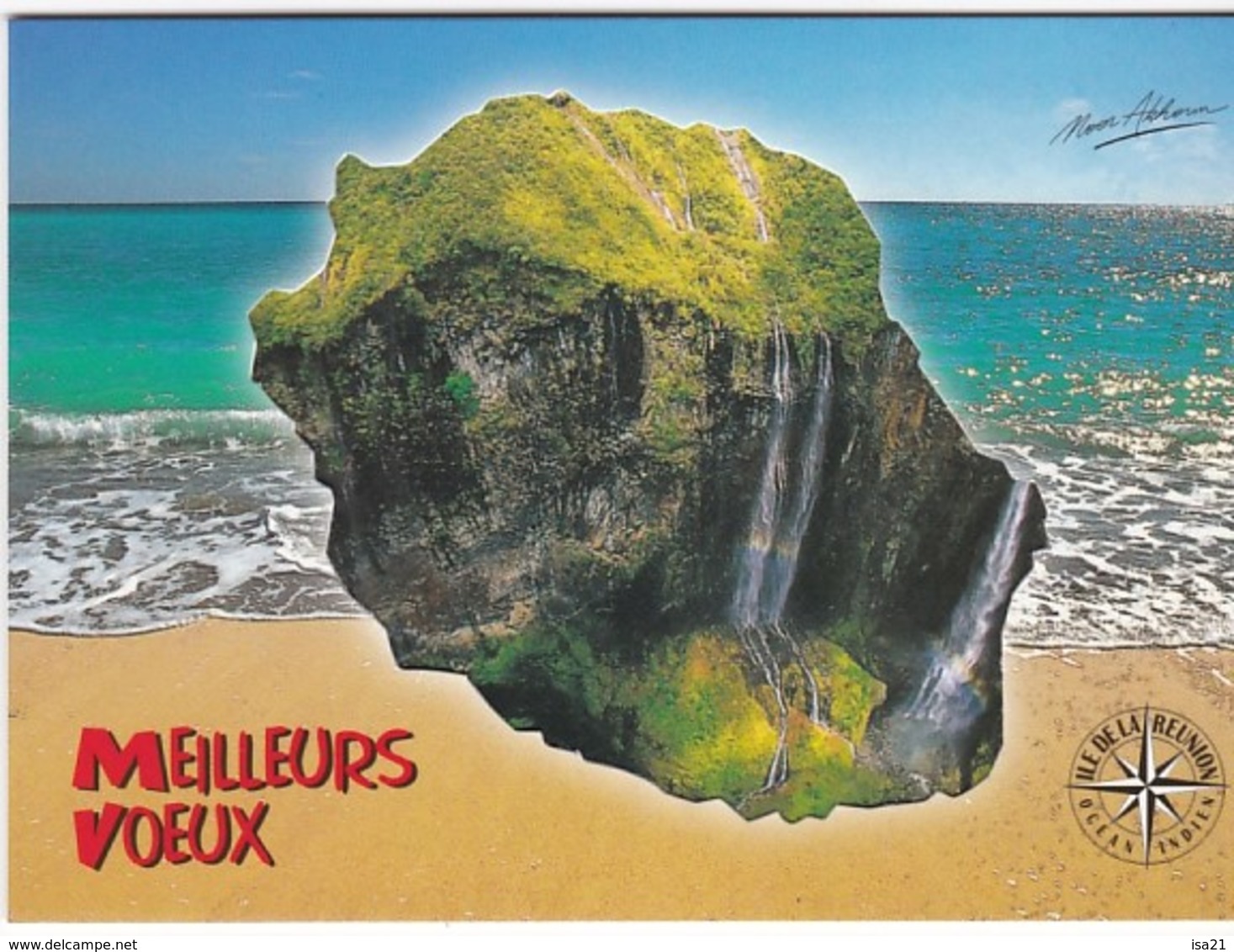 4 Belles Cartes Postales Neuves De  LA REUNION: Ed. Noor Akhoum - Autres & Non Classés