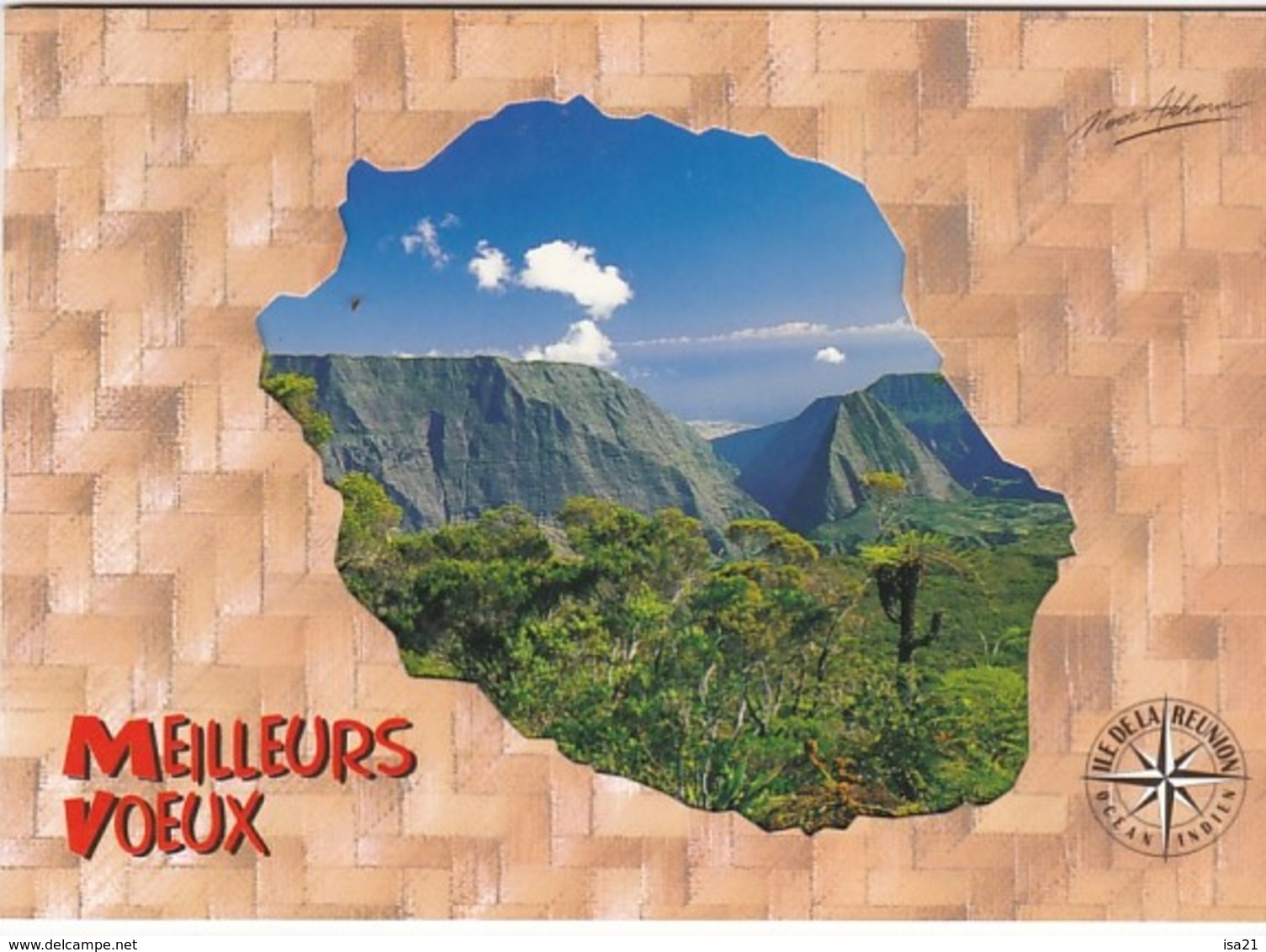 4 Belles Cartes Postales Neuves De  LA REUNION: Ed. Noor Akhoum - Autres & Non Classés