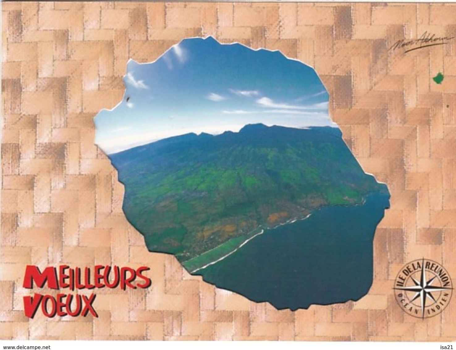 4 belles cartes postales neuves de  LA REUNION: Ed. Noor Akhoum