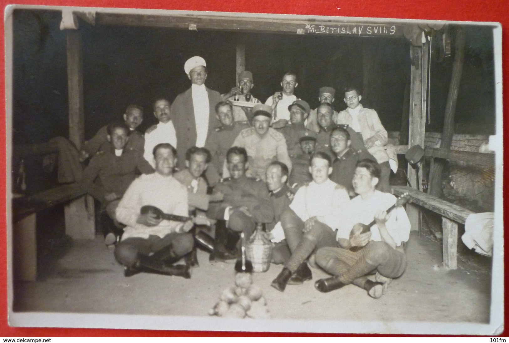 WHITE ARMY - Weiße Armee - GROUP PHOTO , ( SOMEWHERE IN CROATIA ? ) - Fotografía