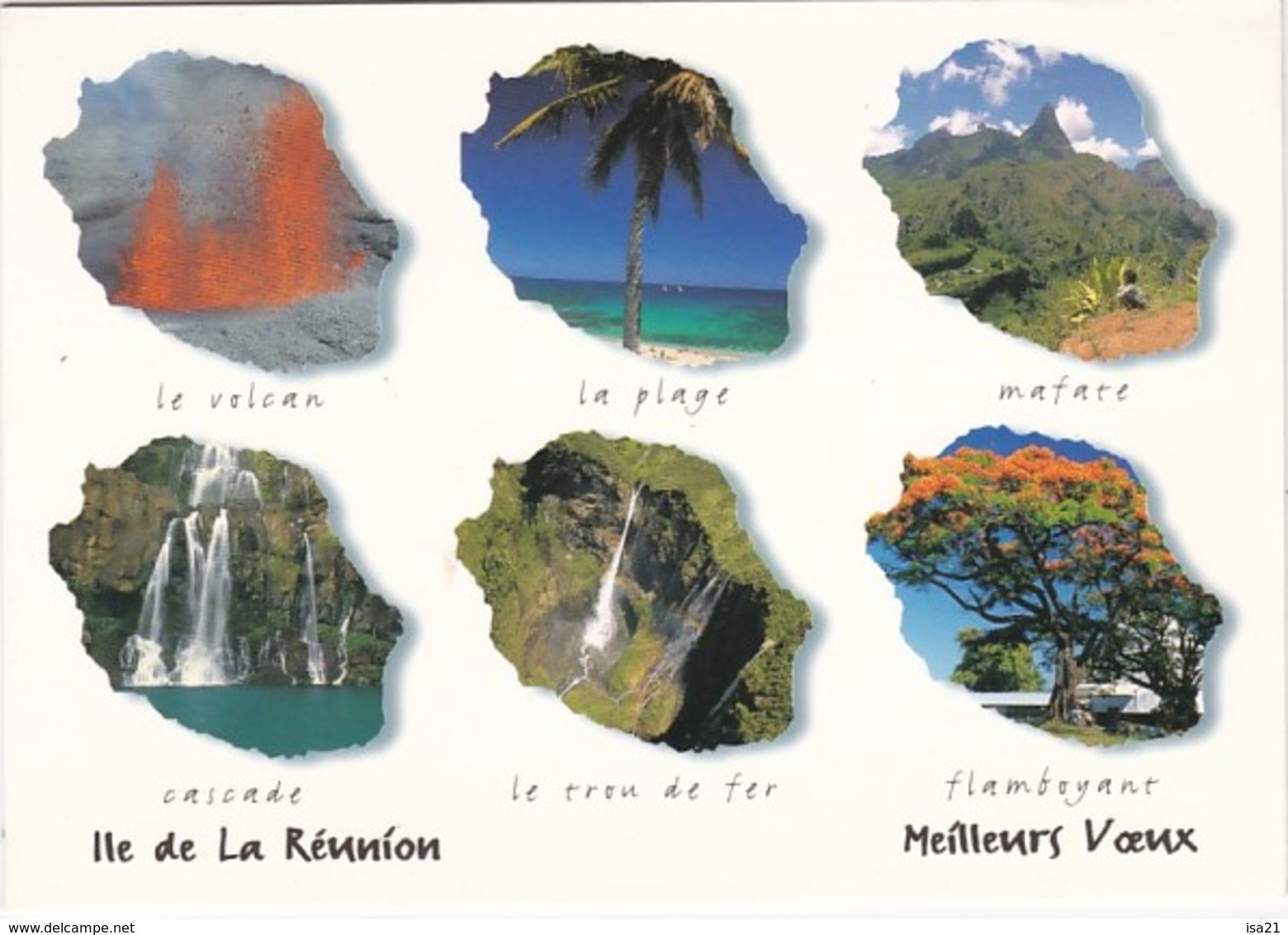 5 Belles Cartes Postales Neuves De  LA REUNION: Ed. Noor Akhoum Vues Diverses, Voir Les Scans - Autres & Non Classés