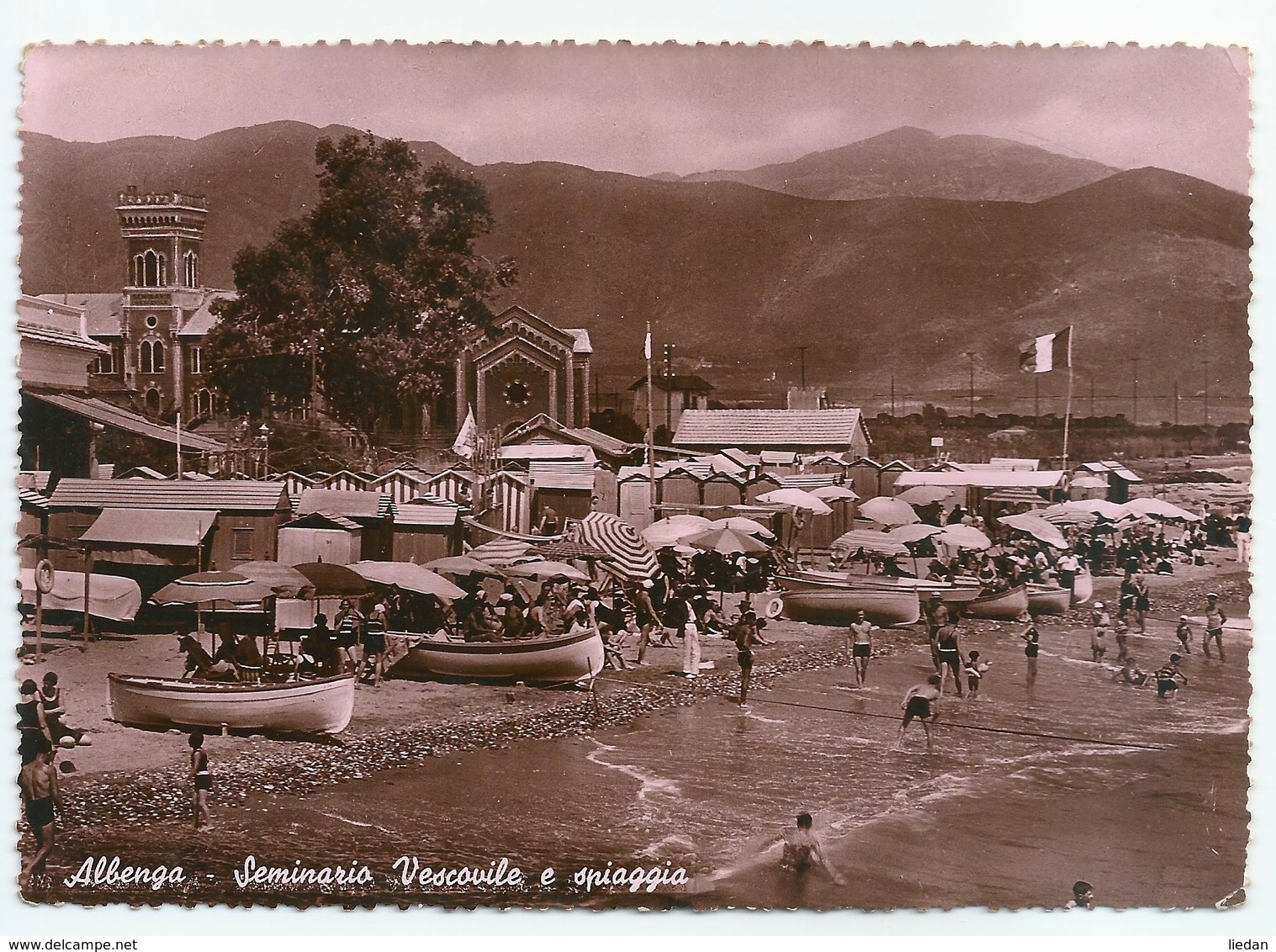 ALBENGA - Seminario Vescovile E Spiaggia - Savona