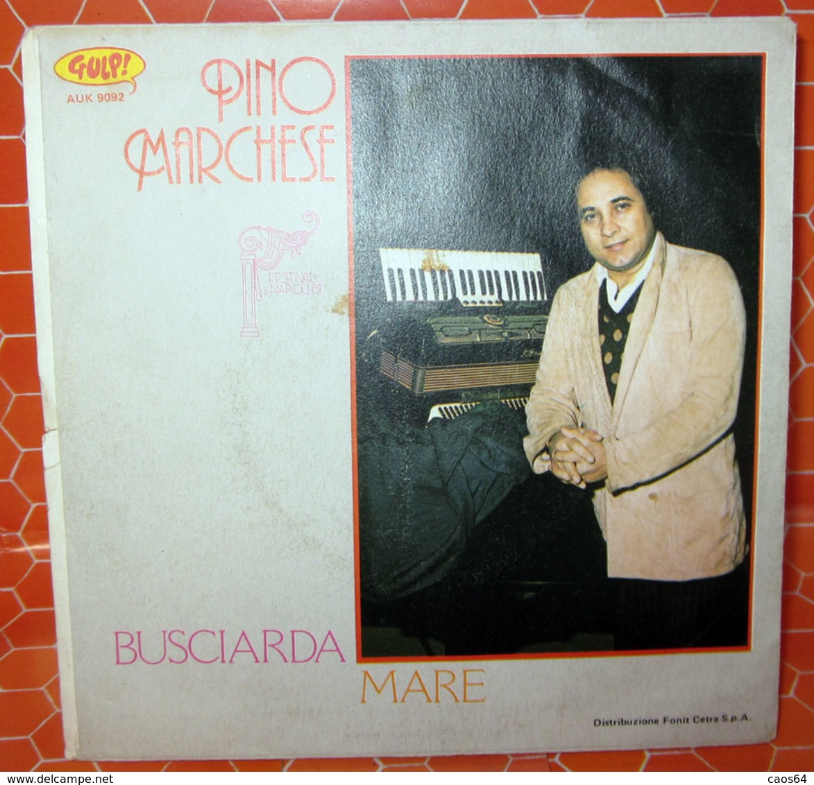 PINO MARCHESE BUSCIARDA  COVER NO VINYL 45 GIRI - 7" - Accessori & Bustine