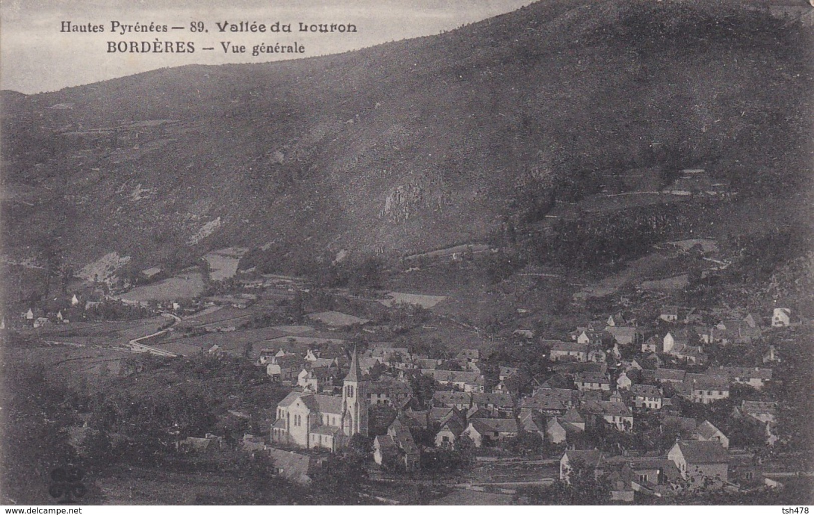 65----BORDERES--vue Générale--vallée De Louron--voir 2 Scans - Borderes Louron