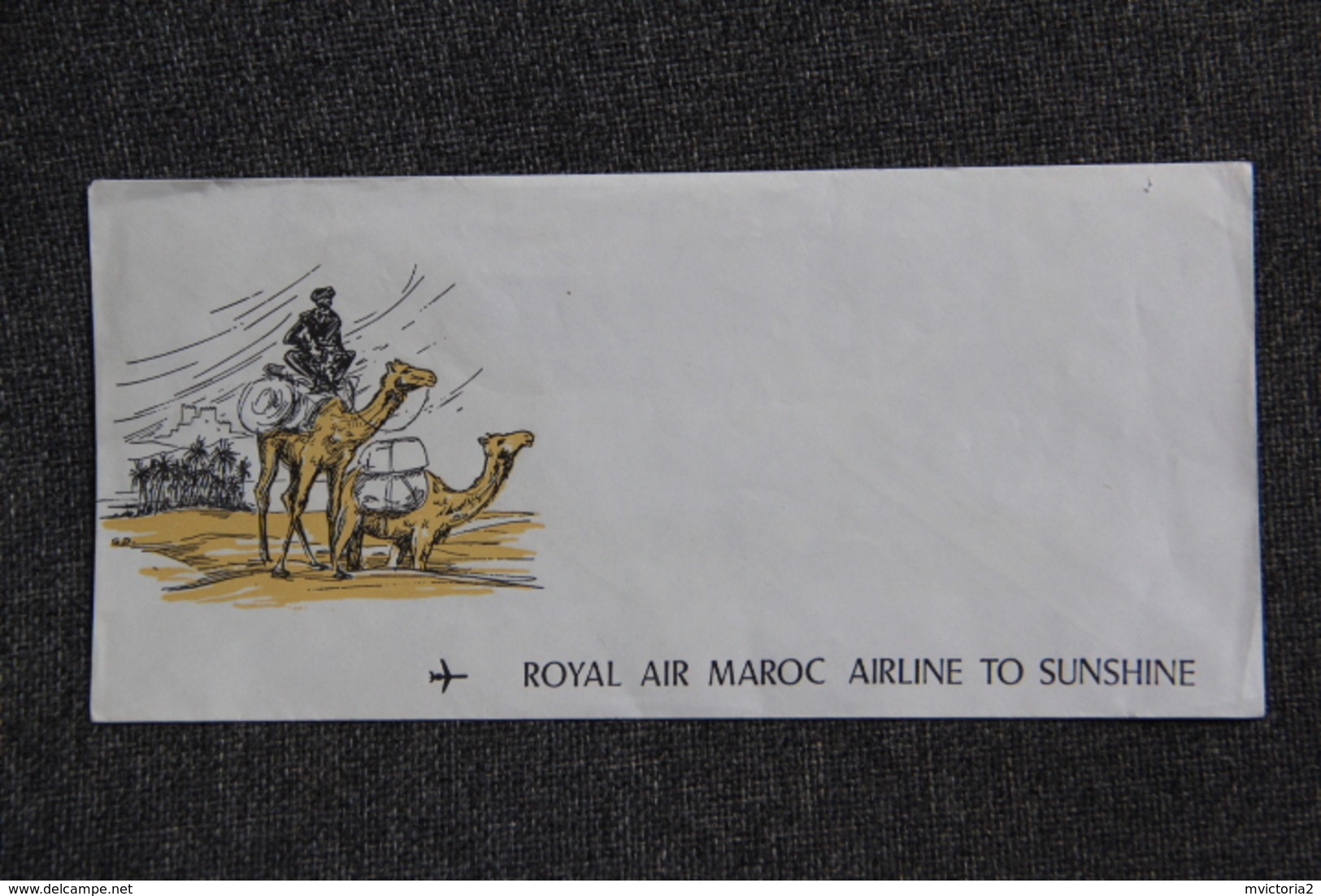 MAROC - Enveloppe Publicitaire Vierge : ROYAL AIR MAROC - AIRLINE TO SUNSHINE. - Other & Unclassified