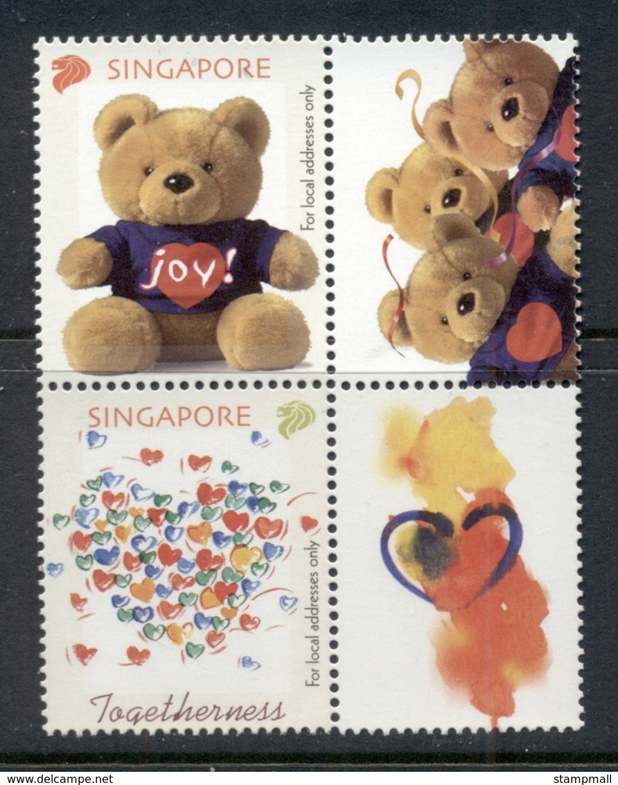Singapore 2003 Joy, Togetherness Teddy Bear MUH - Singapur (1959-...)