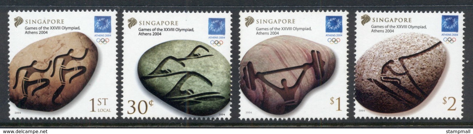 Singapore 2004 Summer Olympics, Athens MUH - Singapore (1959-...)