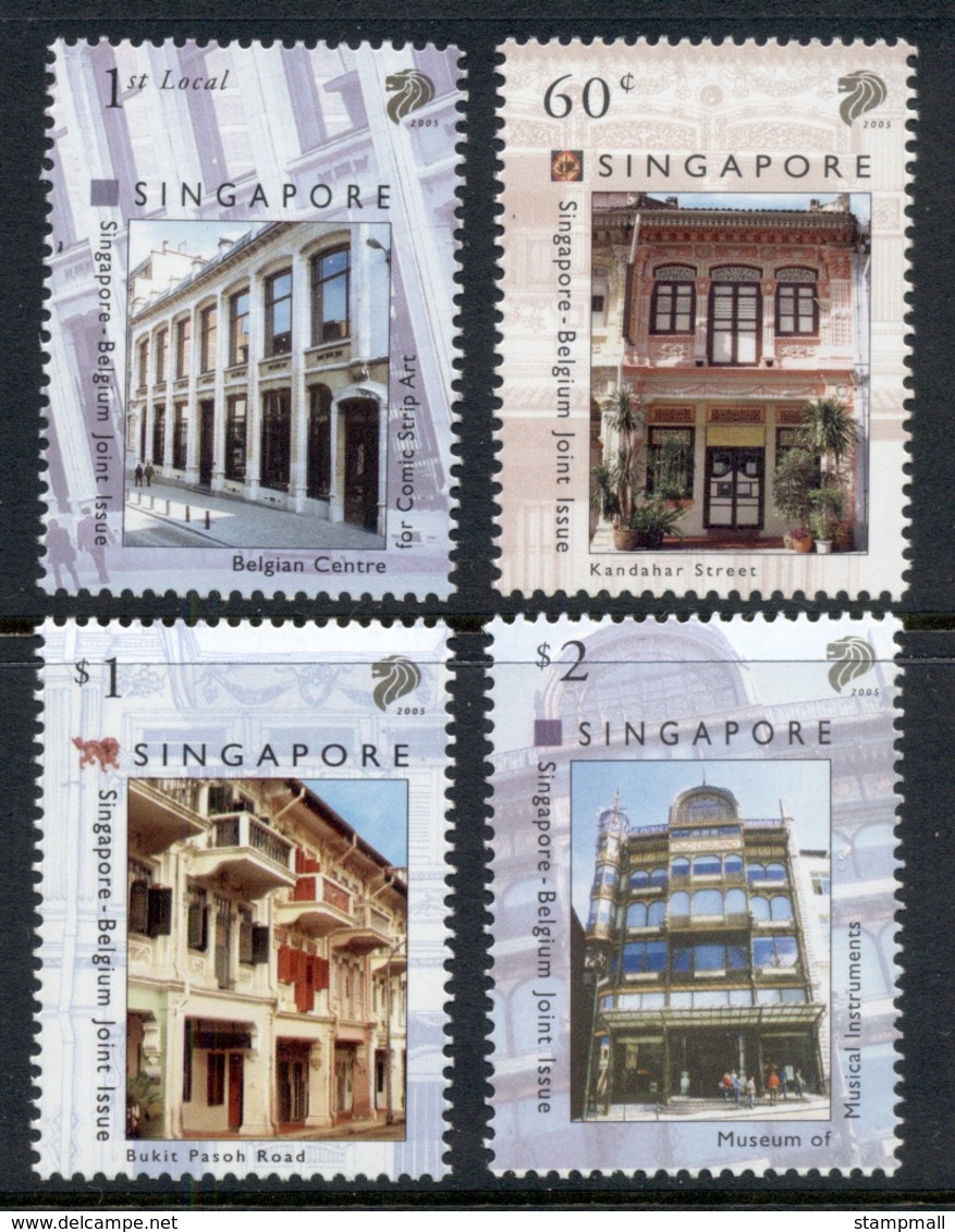 Singapore 2005 Building In Belgium & Singapore MUH - Singapore (1959-...)