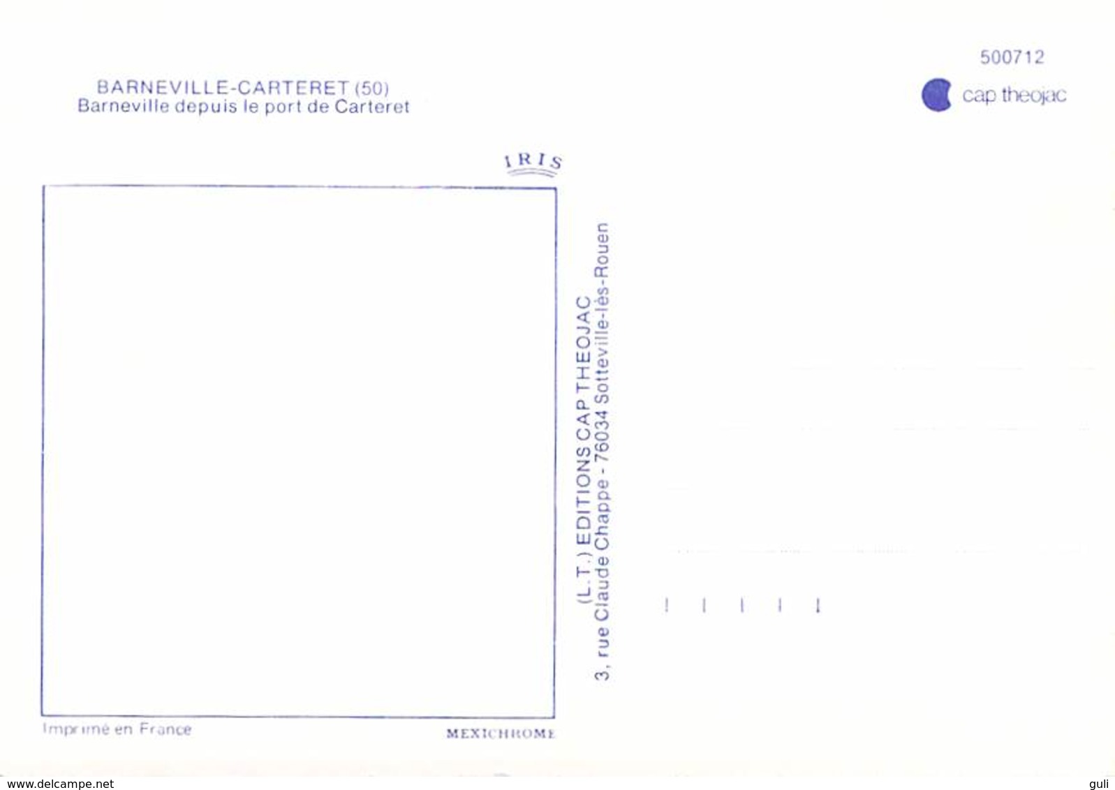 [50] Manche > BARNEVILLE CARTERET  Barneville Depuis Le Port De Carteret  *PRIX FIXE - Barneville