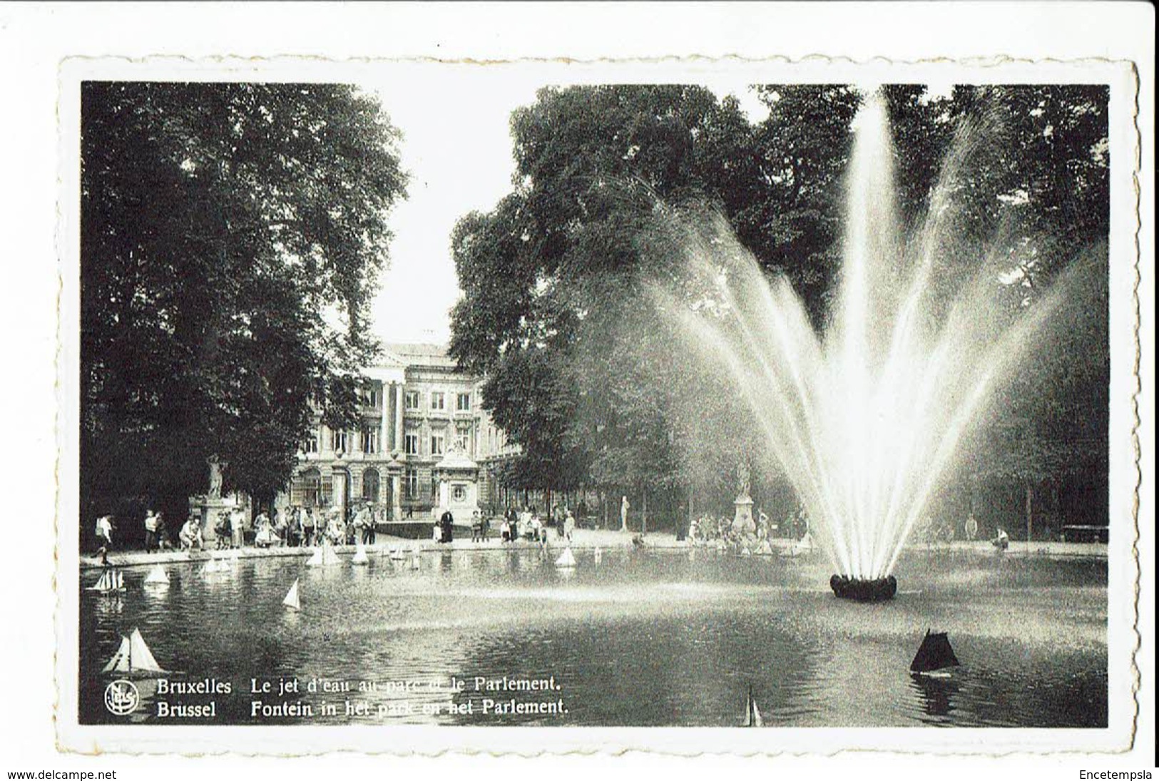 CPA - Carte Postale -Belgique -Bruxelles -Parlement Et Le Jet D'eau Du Parc  -1950-S2249 - Antwerpen