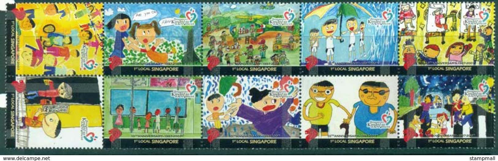 Singapore 2007 Kindness Block 10 MUH Lot23499 - Singapore (1959-...)