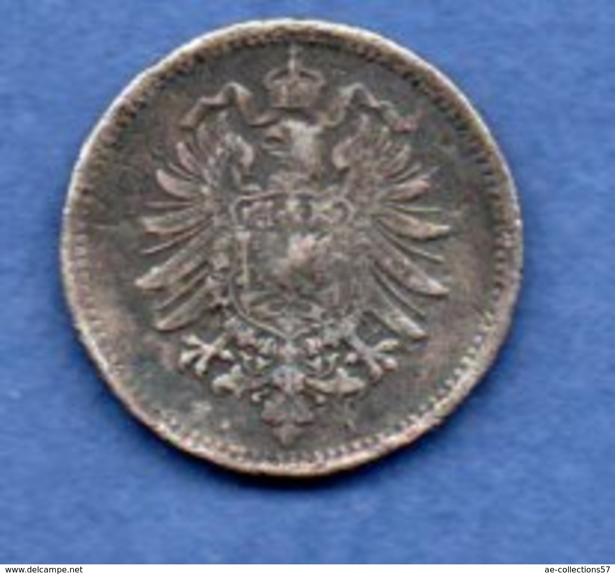 Allemagne  - 50 Pfennig 1876 A  -  Km# 6 -  état  TB - 50 Pfennig