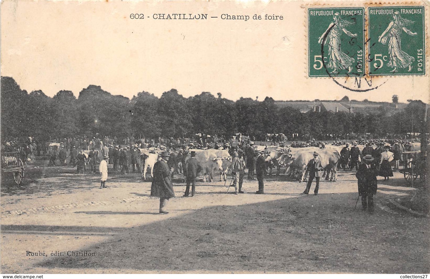 58-CHATILLON- CHAMP DE FOIRE - Chatillon En Bazois