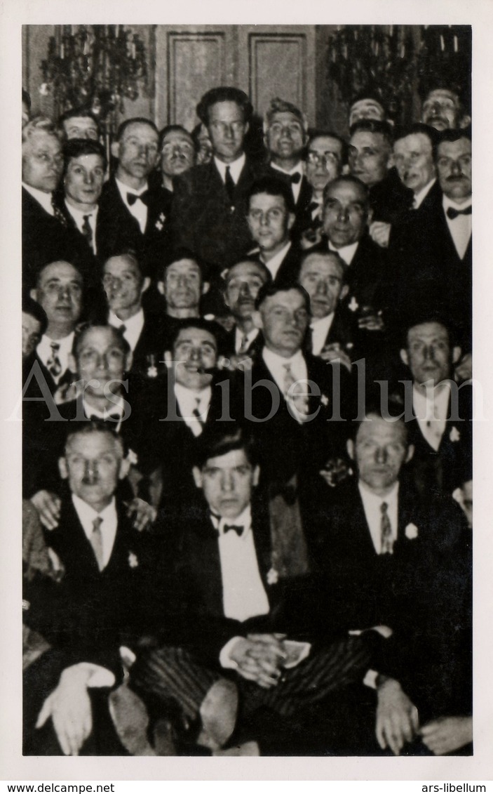 Postcard / ROYALTY / Belgique / België / Koning Leopold III / Roi Leopold III / La Bouverie / Au Palais / 1936 - Frameries