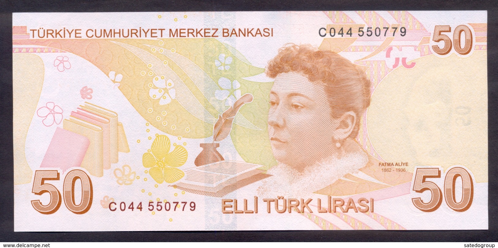 Turkey 50 Lirasi 2009 UNC P- 225c - Turkey