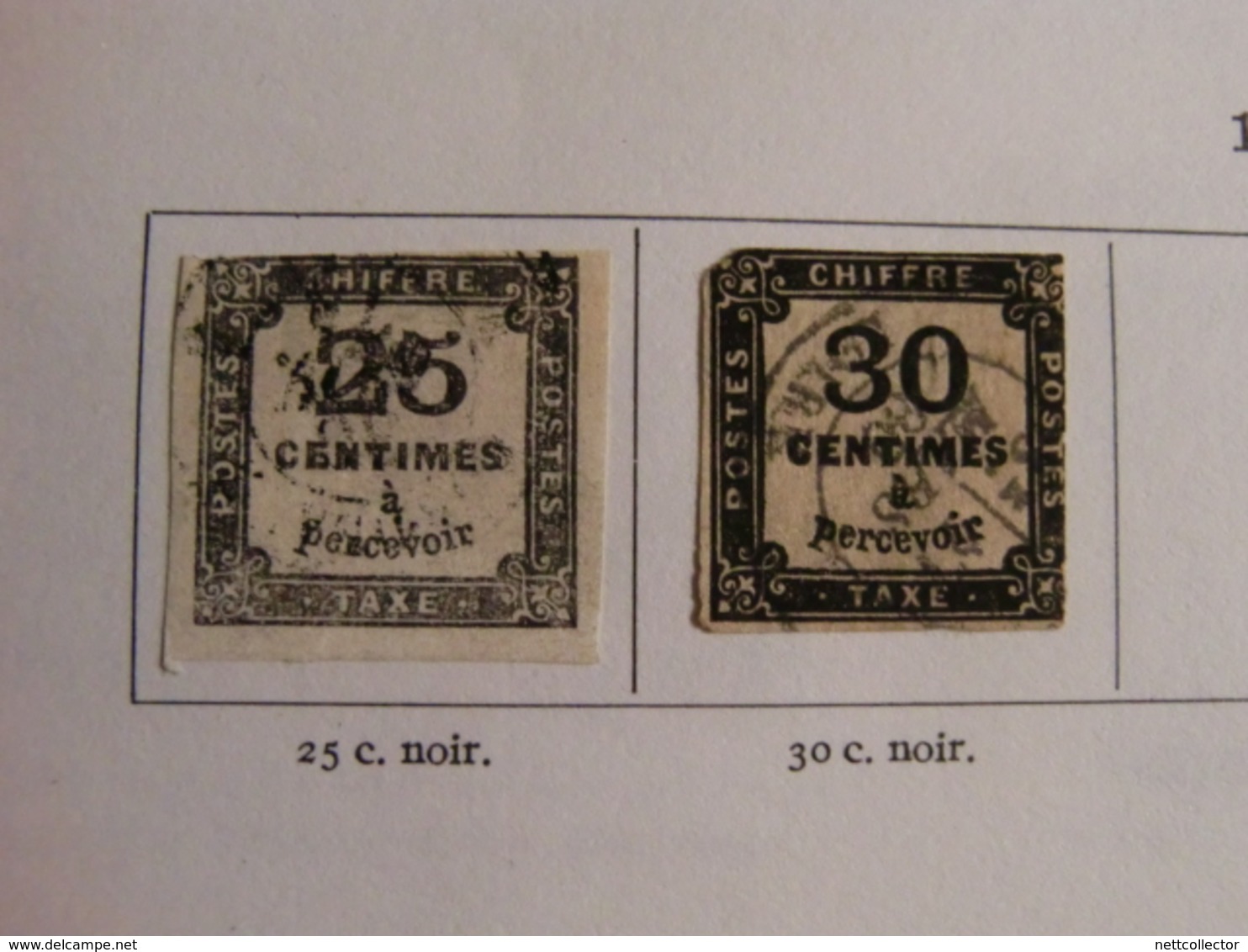 RARE COLLECTION TIMBRES TAXES Entre 1859 & 1983 NEUFS Et OBLITERES - Autres & Non Classés