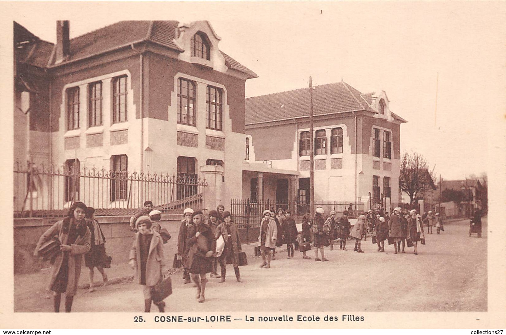 58-COSNE-SUR-LOIRE- LA NOUVELLE ECOLE DES FILLES - Cosne Cours Sur Loire