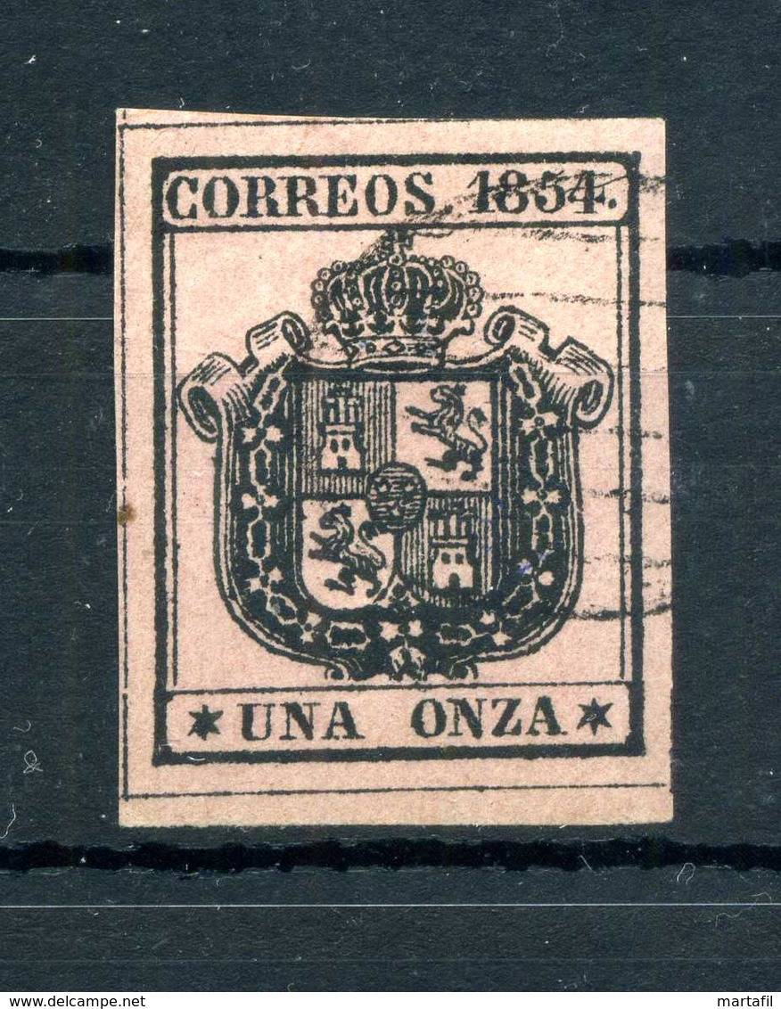 1854 SPAGNA SERVIZIO N.2 USATO - Servizi