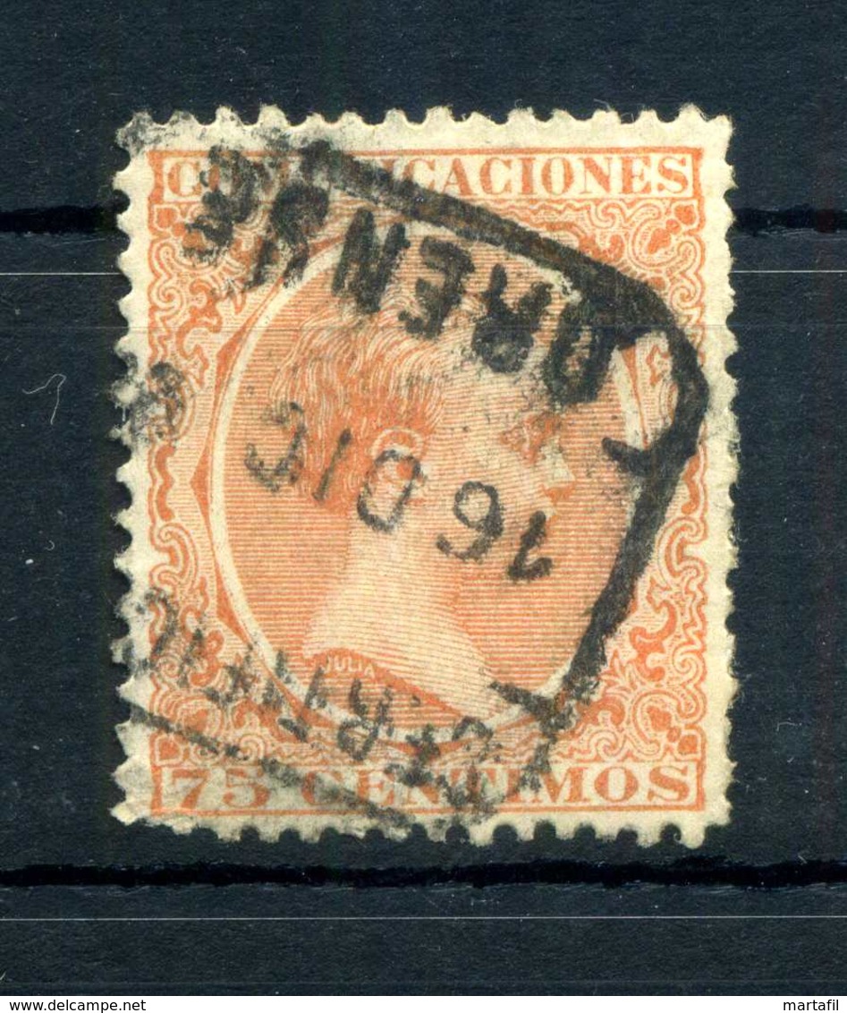 1889 SPAGNA N.208 USATO - Usados