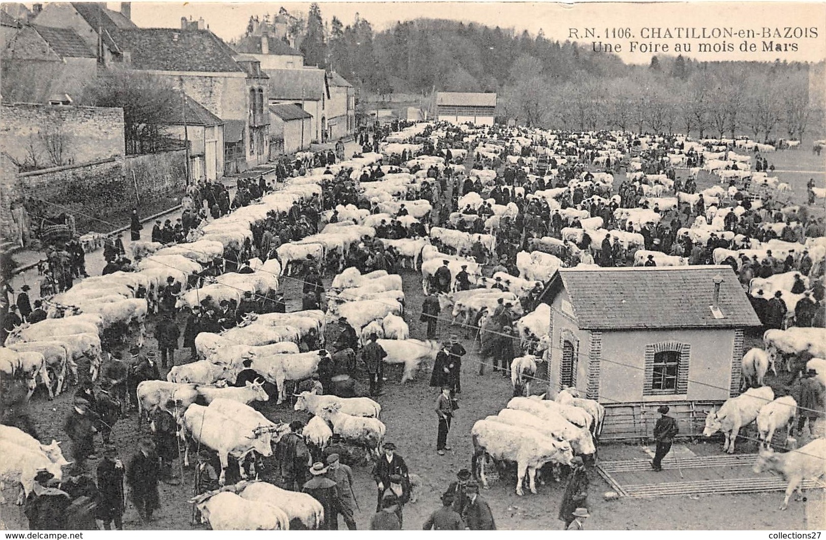 58-CHATILLON-SUR-BAZOIS- UNE FOIRE AU MOIS DE MARS - Chatillon En Bazois