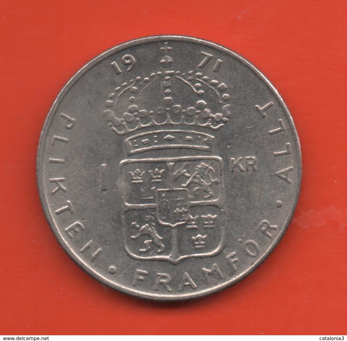 SUECIA - SWEDEN -  1 Krona 1971  KM826a - Svezia