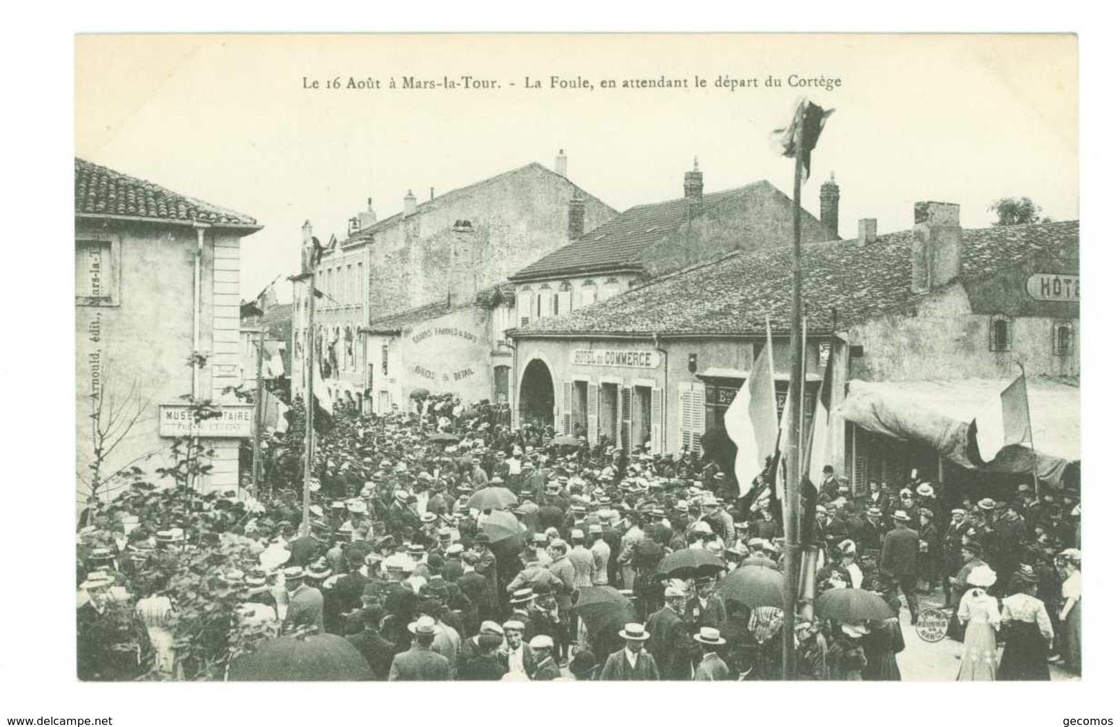 54 - MARS LA TOUR - La Foule En Attendant Le Départ Du Cortège - Altri & Non Classificati