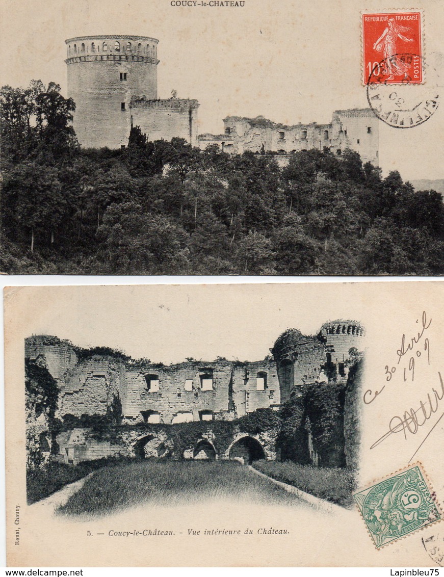 CPA 02 Aisne Coucy-le-Château Vue Intérieure - Other & Unclassified