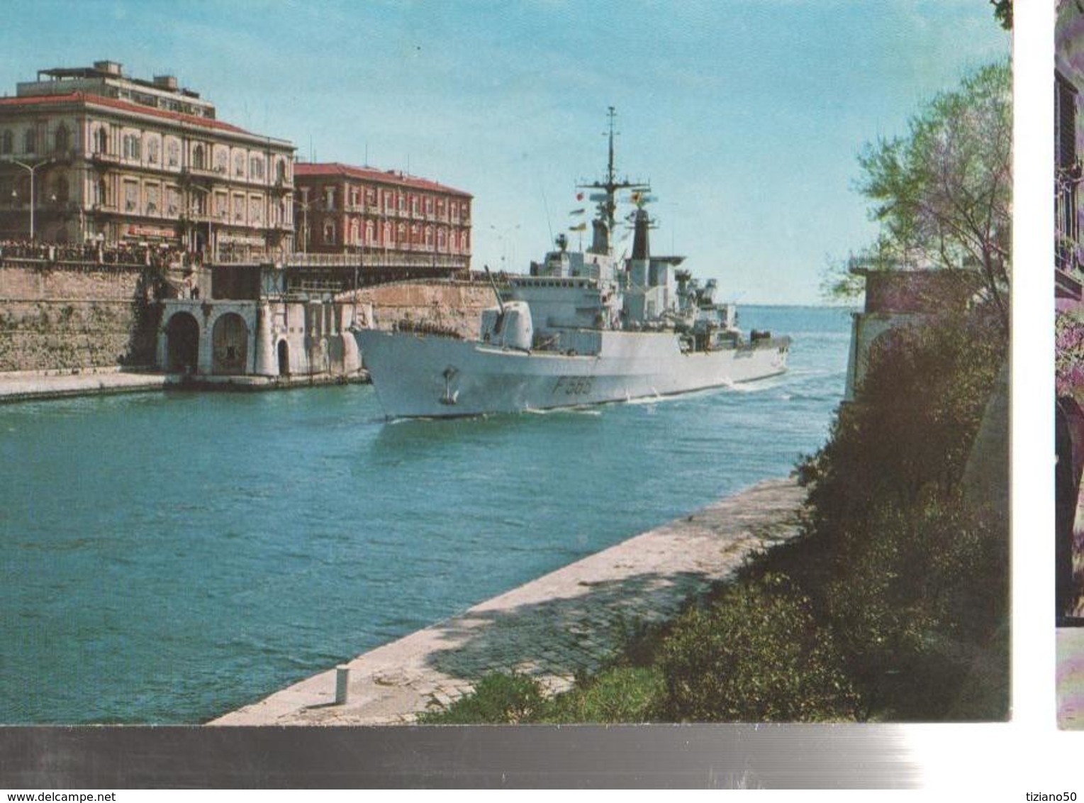 TARANTO PASAGGIO DELLA NAVE SAGITTARIO.VIAGGIATA--1982-FG-T-752 - Taranto