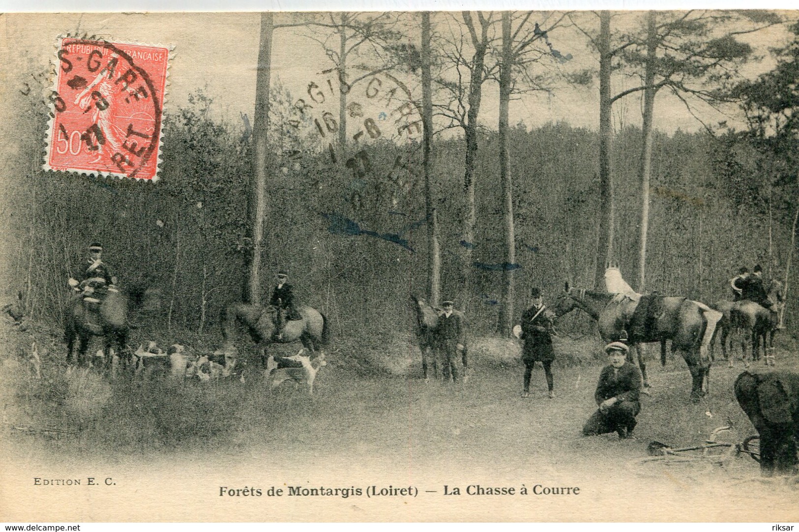 CHASSE A COURRE(VENERIE) MONTARGIS - Chasse