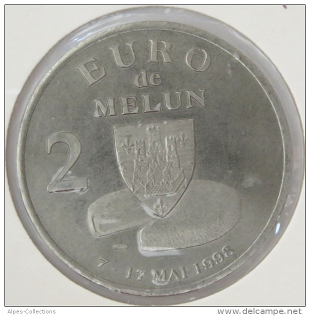 MELUN - EU0020.1 - 2 EURO DES VILLES - Réf: T516 - 1998 - Euros Des Villes