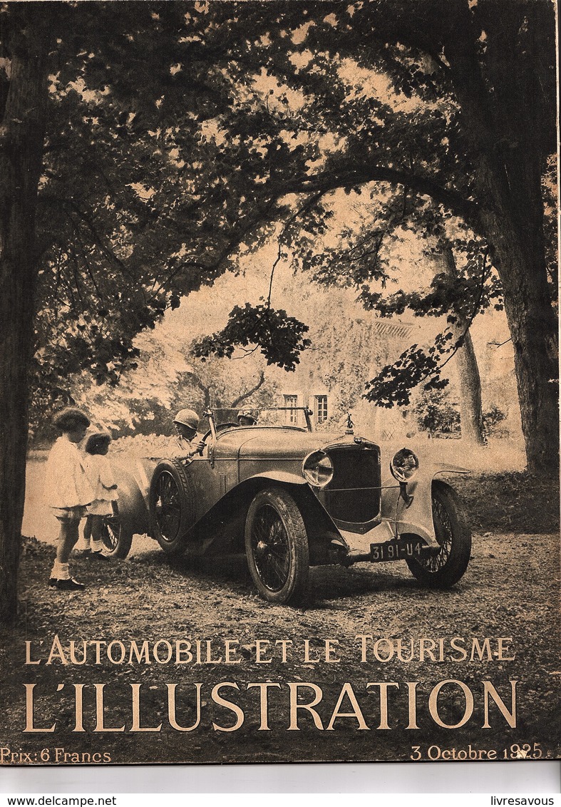 Automobile L'illustration L'automobile Et Le Tourisme Salon De L'automobile 1925 Du 3 Octobre 1925 - 1900 - 1949