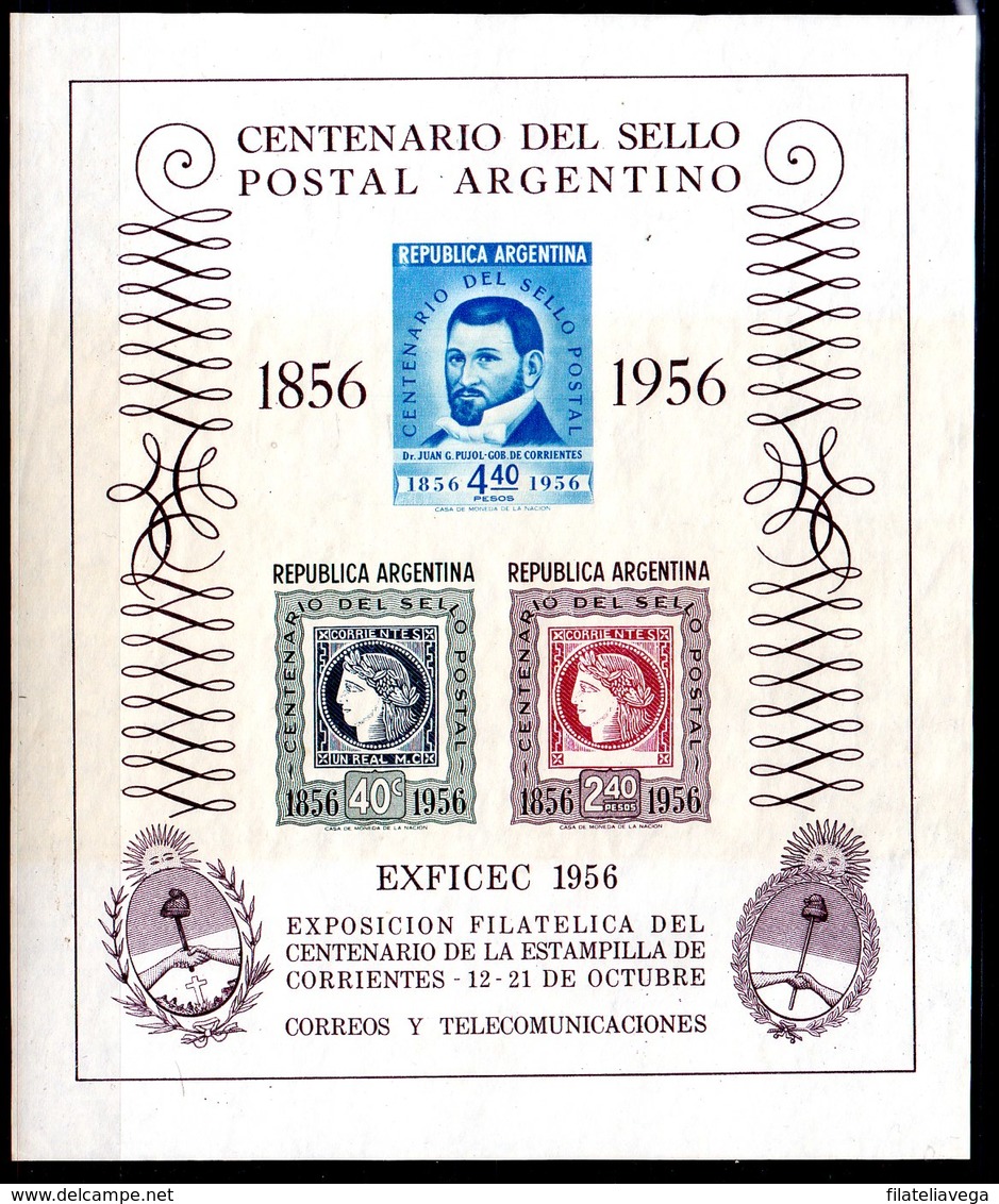 Hoja Bloque De Argentina N ºYvert 10 ** - Blocks & Sheetlets