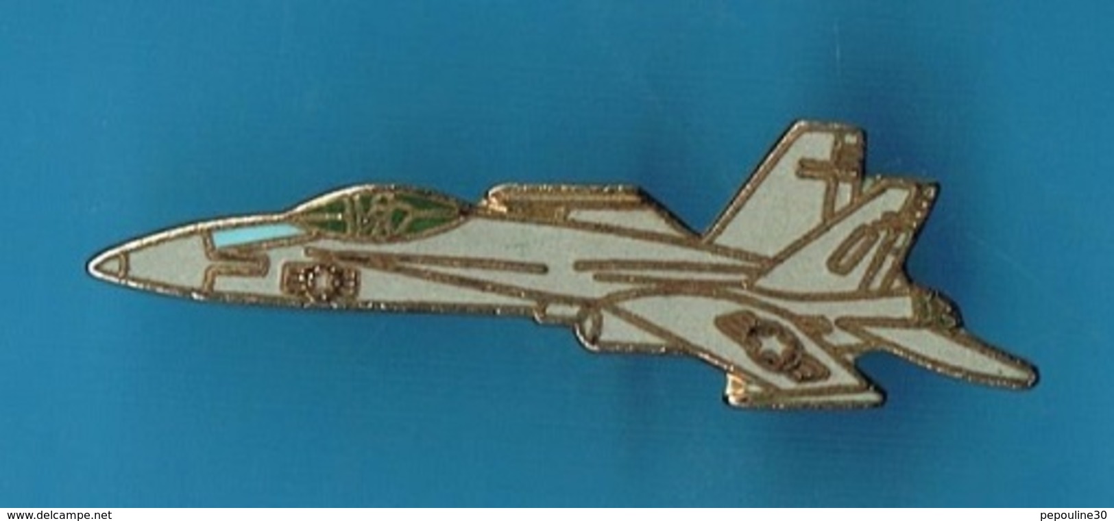 PIN'S //  ** AVION DE CHASSE AMÉRICAIN / BOEING F-18E / SUPER HORNET ** - Army