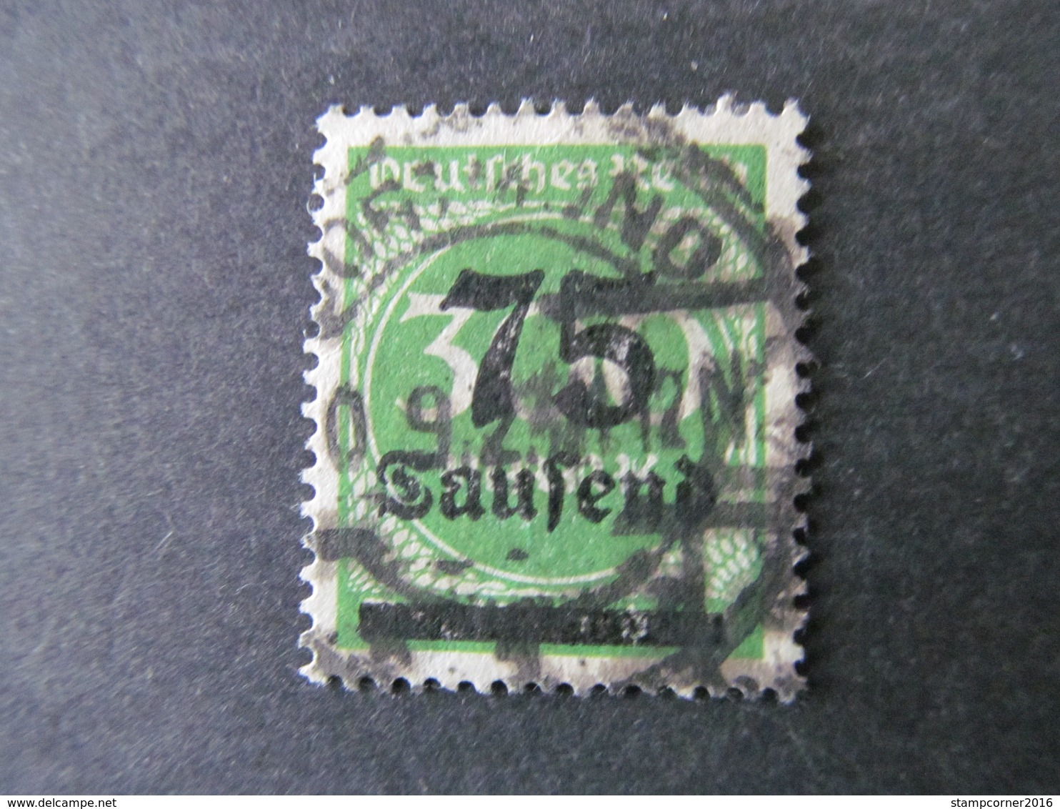 DR Nr. 286) 1923, Gestempelt, BPP Geprüft - Used Stamps