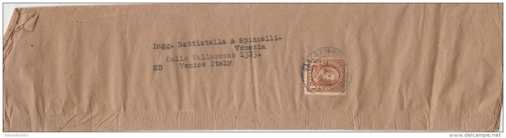 FASCETTA 1925 DA USA PER REGNO UNITO (Z1854 - Storia Postale