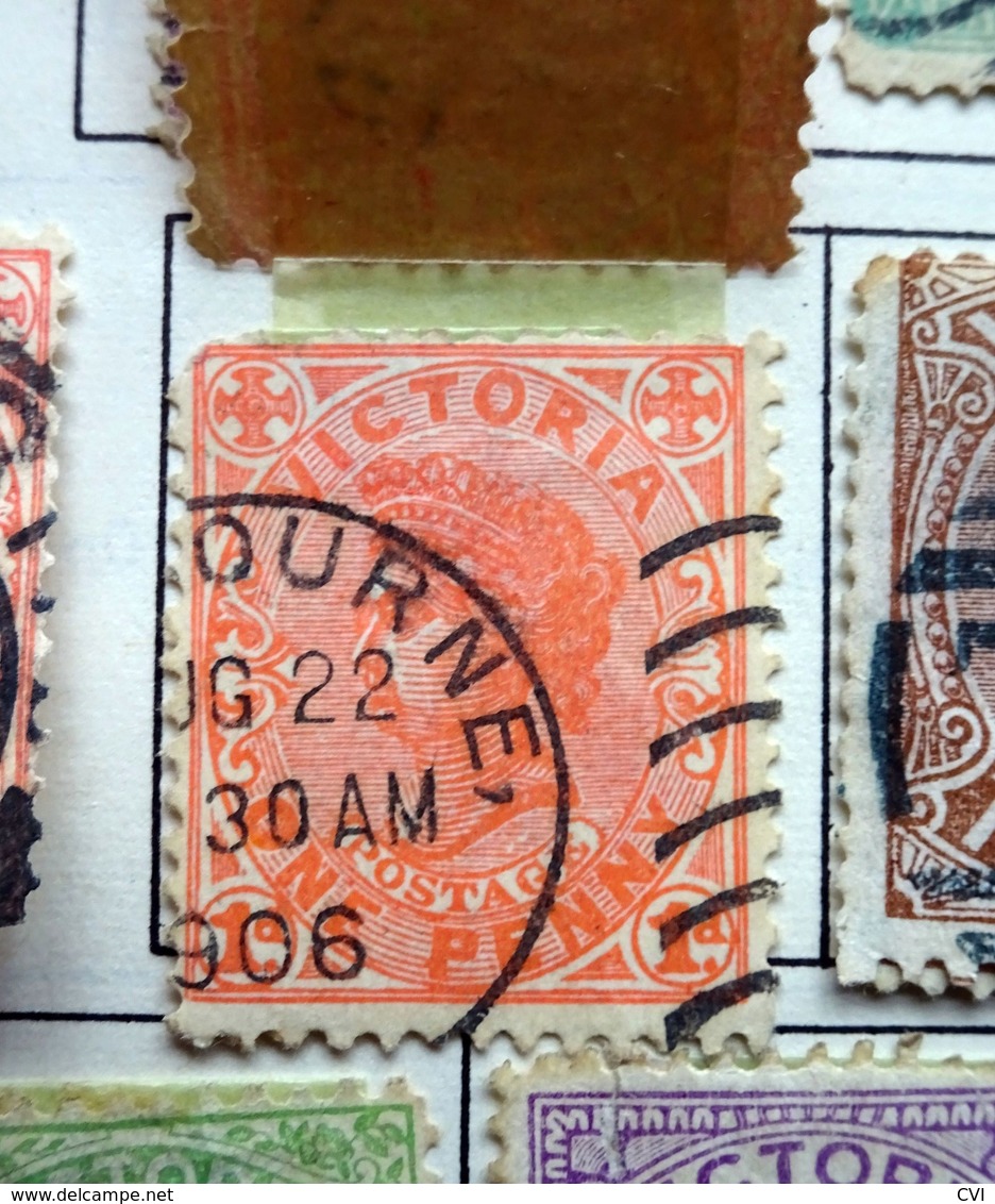 Victoria Mint/Used Selection, Shades, SOTN Socked On The Nose Postmarks, Etc. - Used Stamps