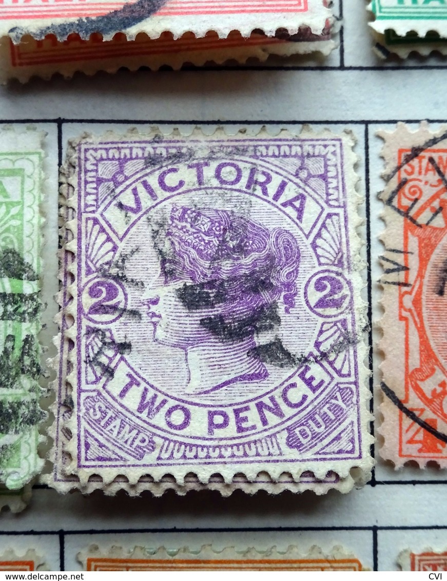 Victoria Mint/Used Selection, Shades, SOTN Socked On The Nose Postmarks, etc.