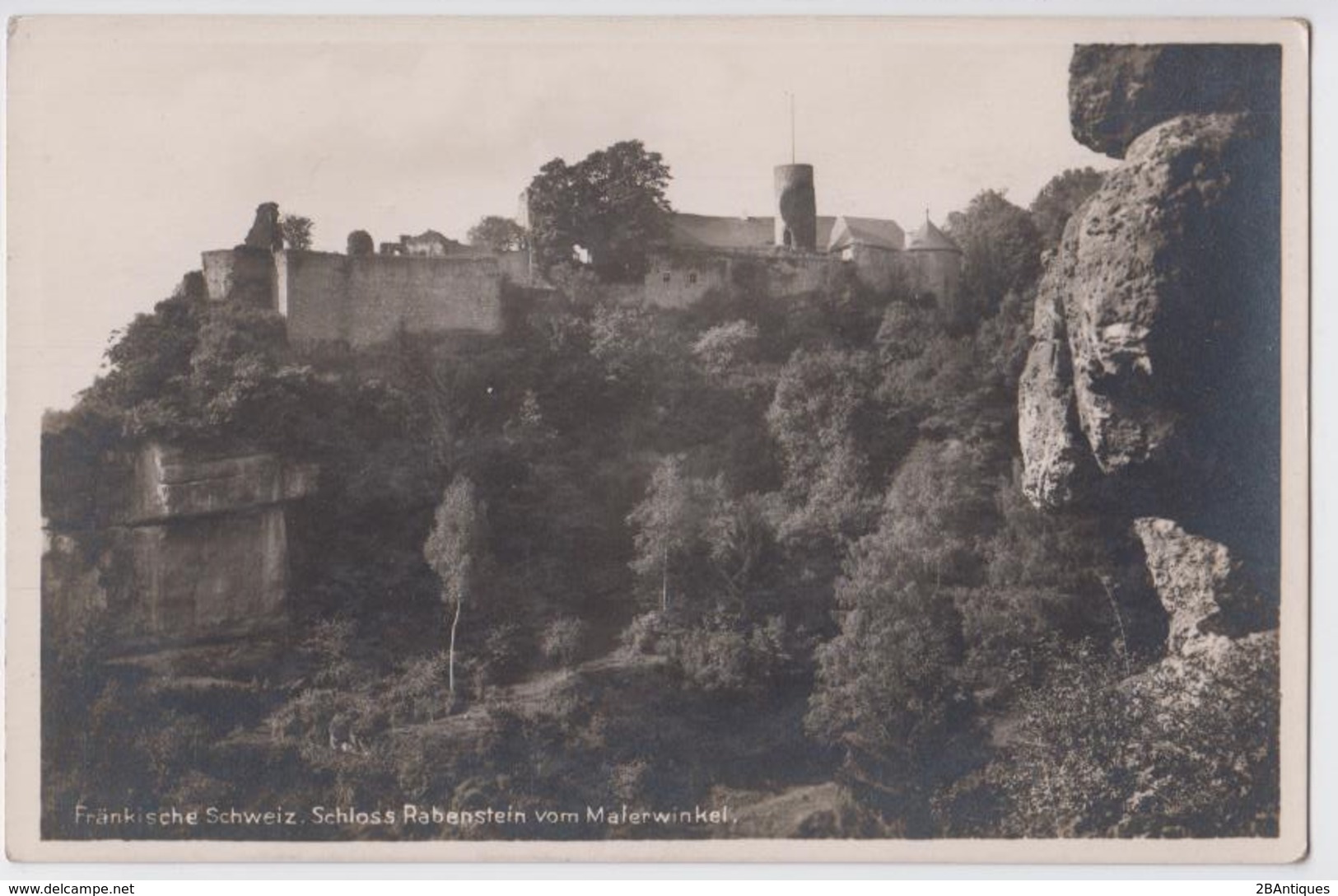 Schloss Rabenstein Vom Malerwinkel - Pottenstein