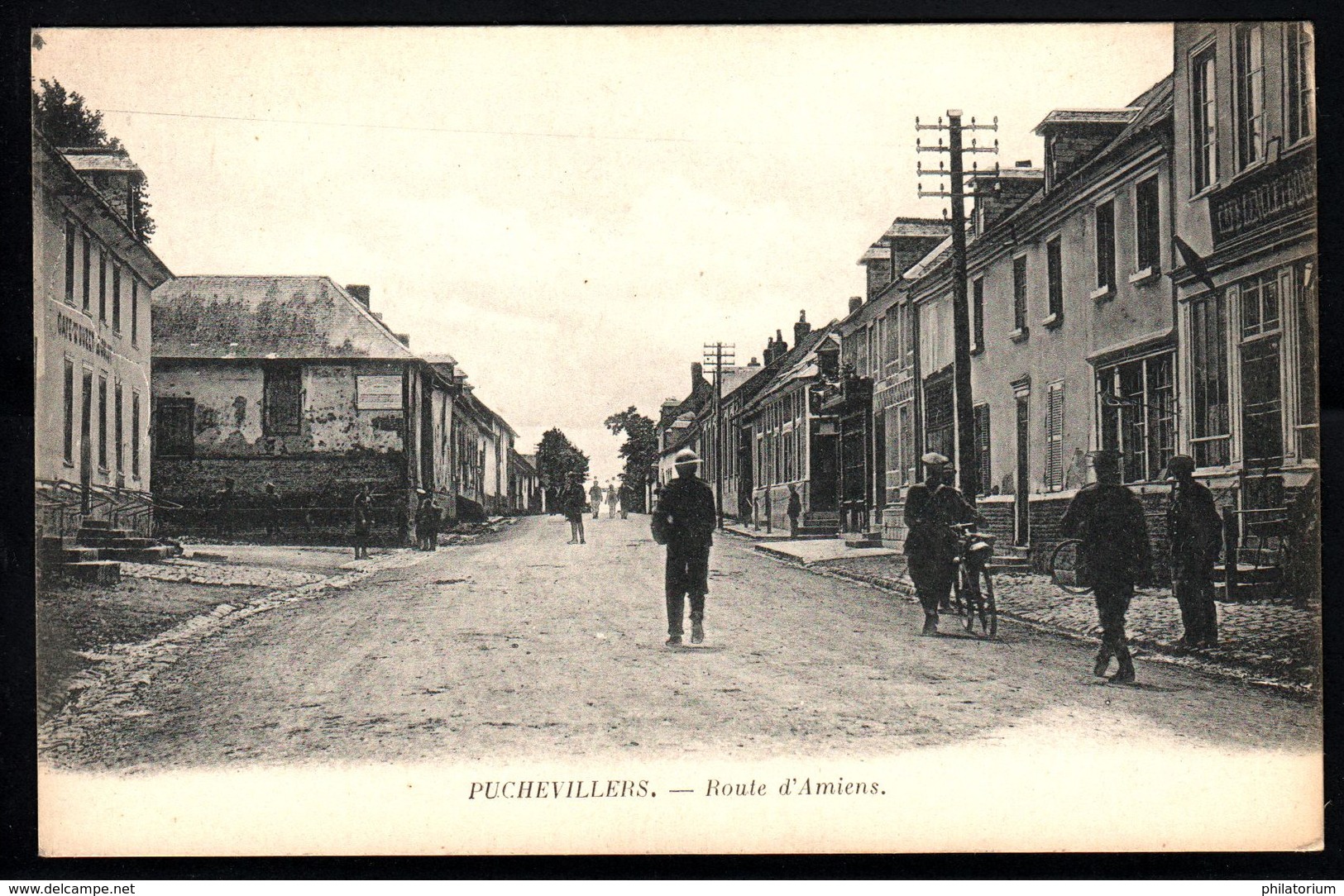 80  PUCHEVILLERS  Route D'Amiens - Autres & Non Classés