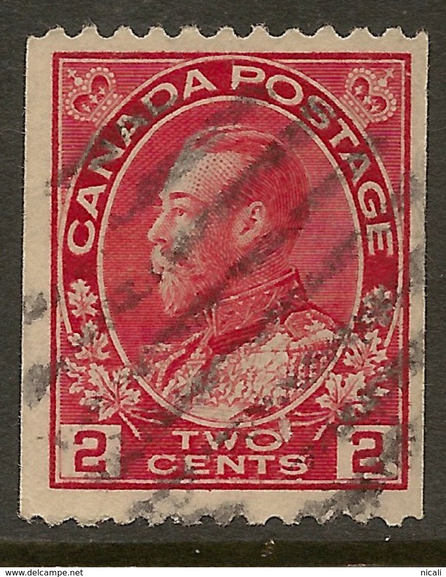 CANADA 1912 2c Coil P12xImperf SG 218 U #ET31 - Rollen