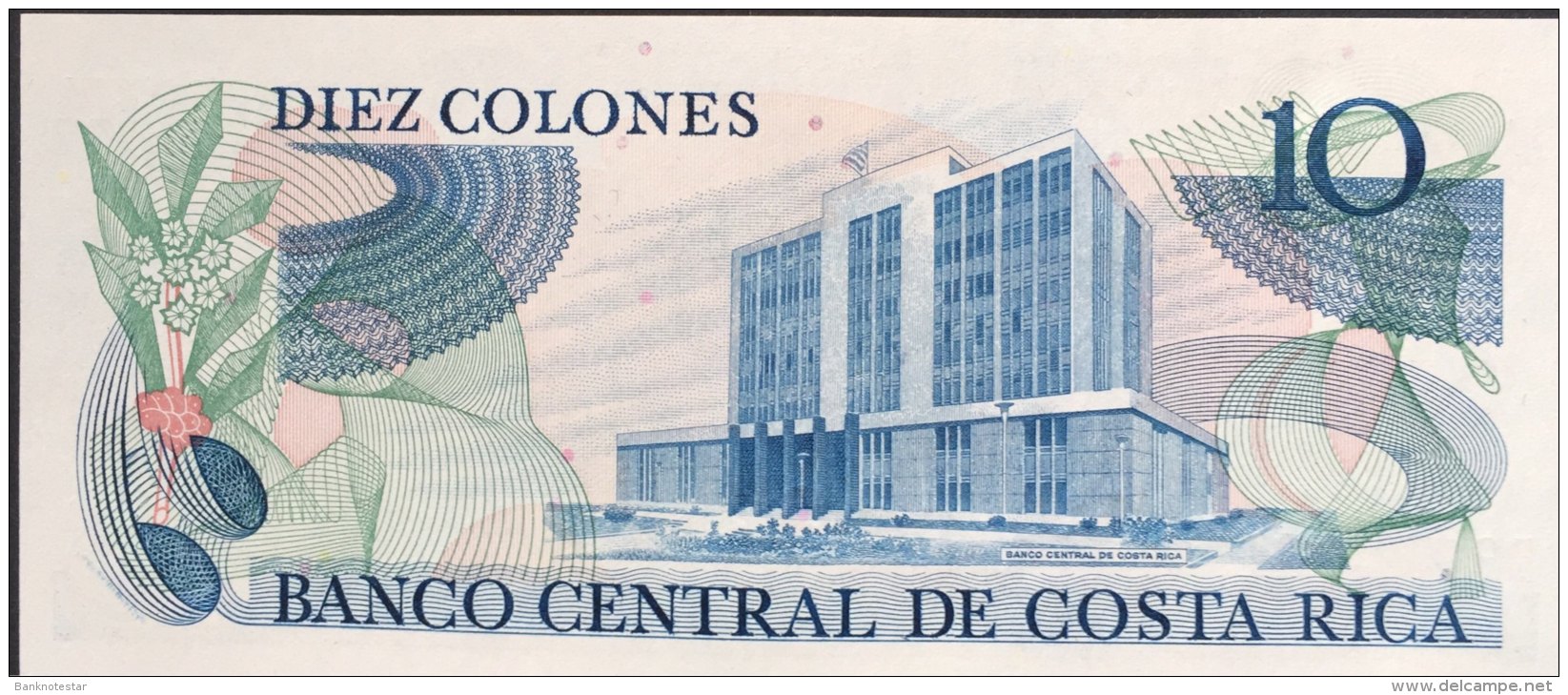 Costa Rica 10 Colones, P-237b (7.4.1983) - UNC - Costa Rica