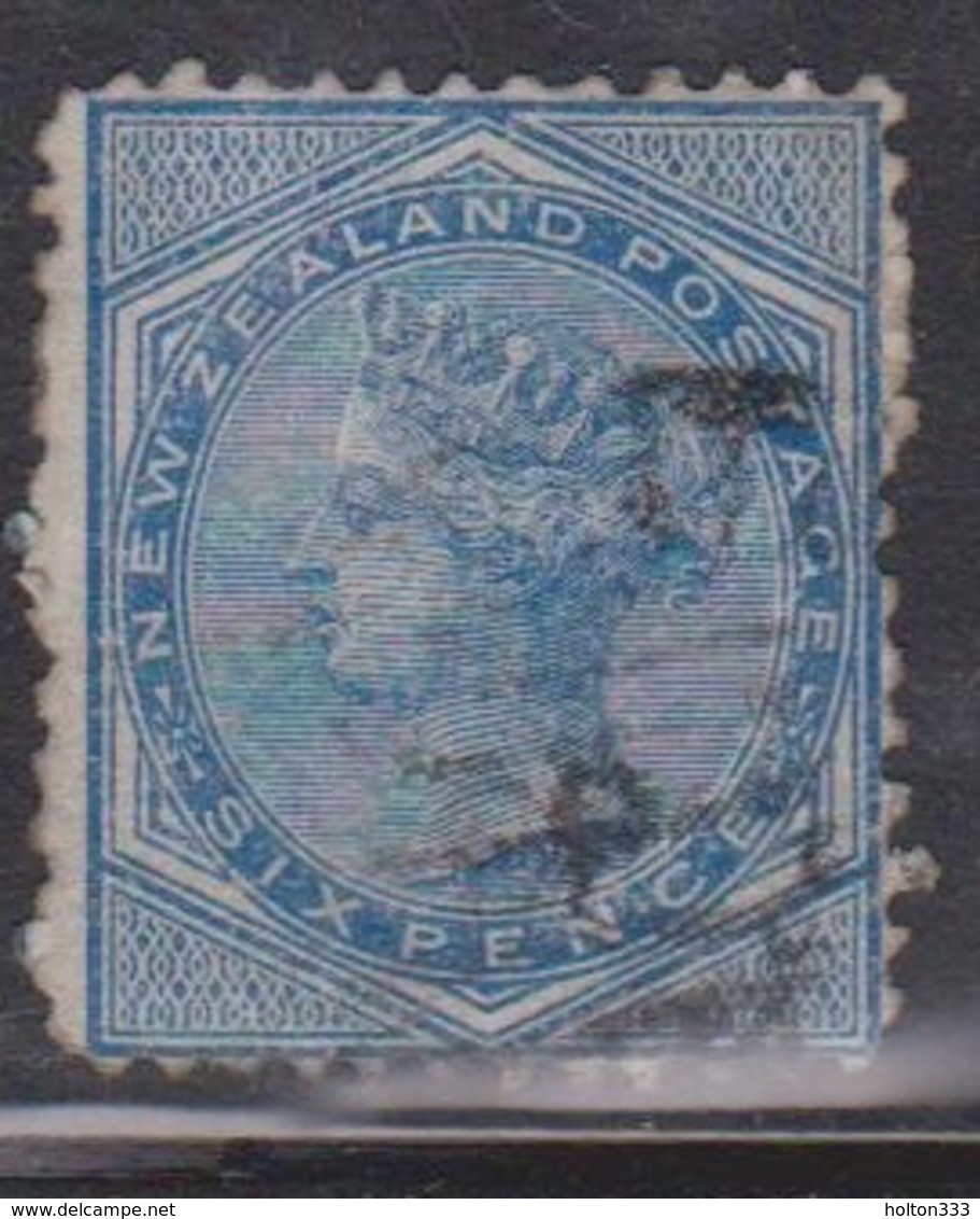 NEW ZEALAND Scott # 55 Used - Queen Victoria - Used Stamps