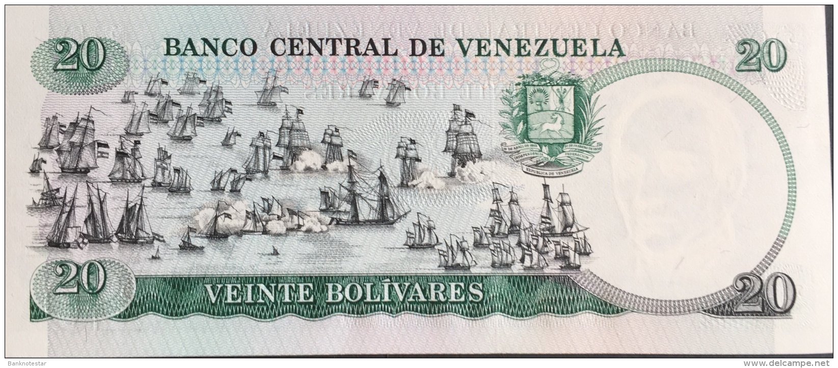 Venezuela 20 Bolivares, P-71 (20.10.1987) -  UNC - Venezuela