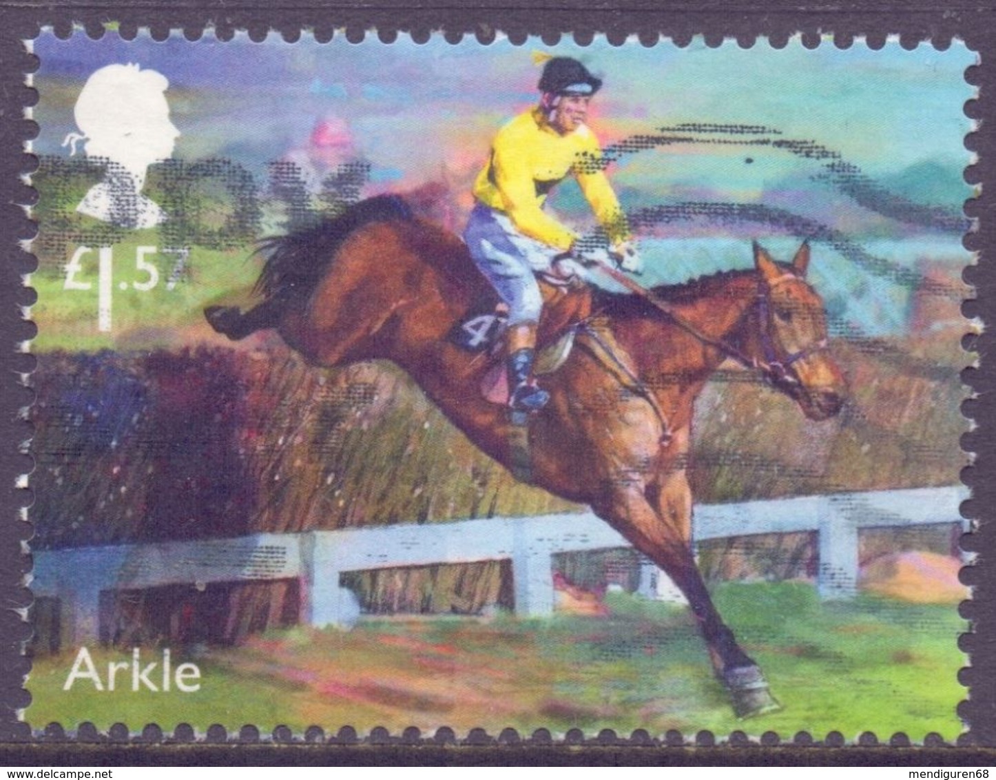 GROSSBRITANNIEN GRANDE BRETAGNE GB 2017 RACEHORSE LEGENDS: ARKLE £1.57 SG 3946 MI 4029  4431 - Used Stamps