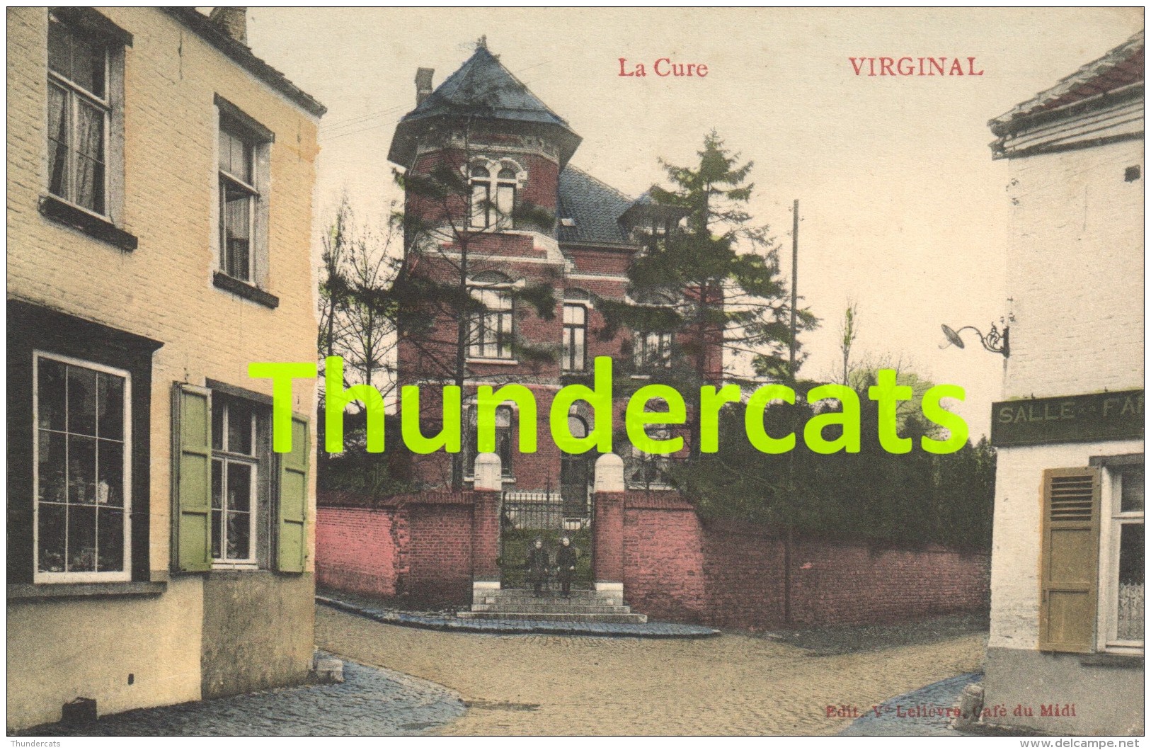 CPA VIRGINAL LA CURE CARTE COLORISEE - Ittre