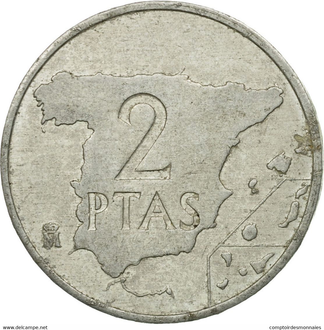 Monnaie, Espagne, Juan Carlos I, 2 Pesetas, 1984, TB+, Aluminium, KM:822 - 2 Pesetas