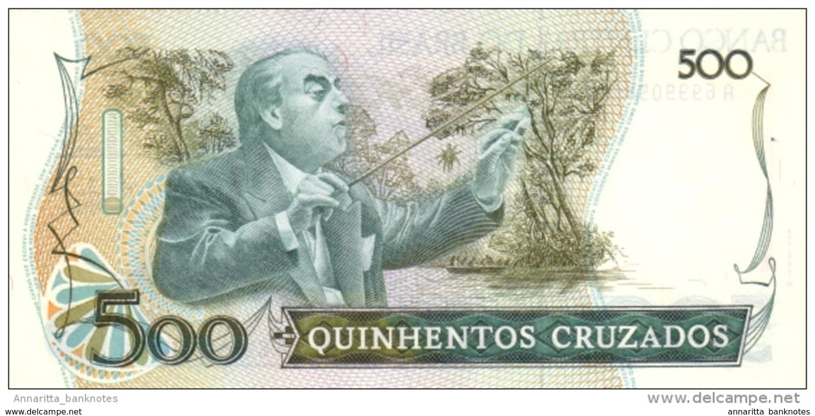 BRAZIL 500 CRUZADOS ND (1987) P-212 UNC  [BR834c] - Brazil