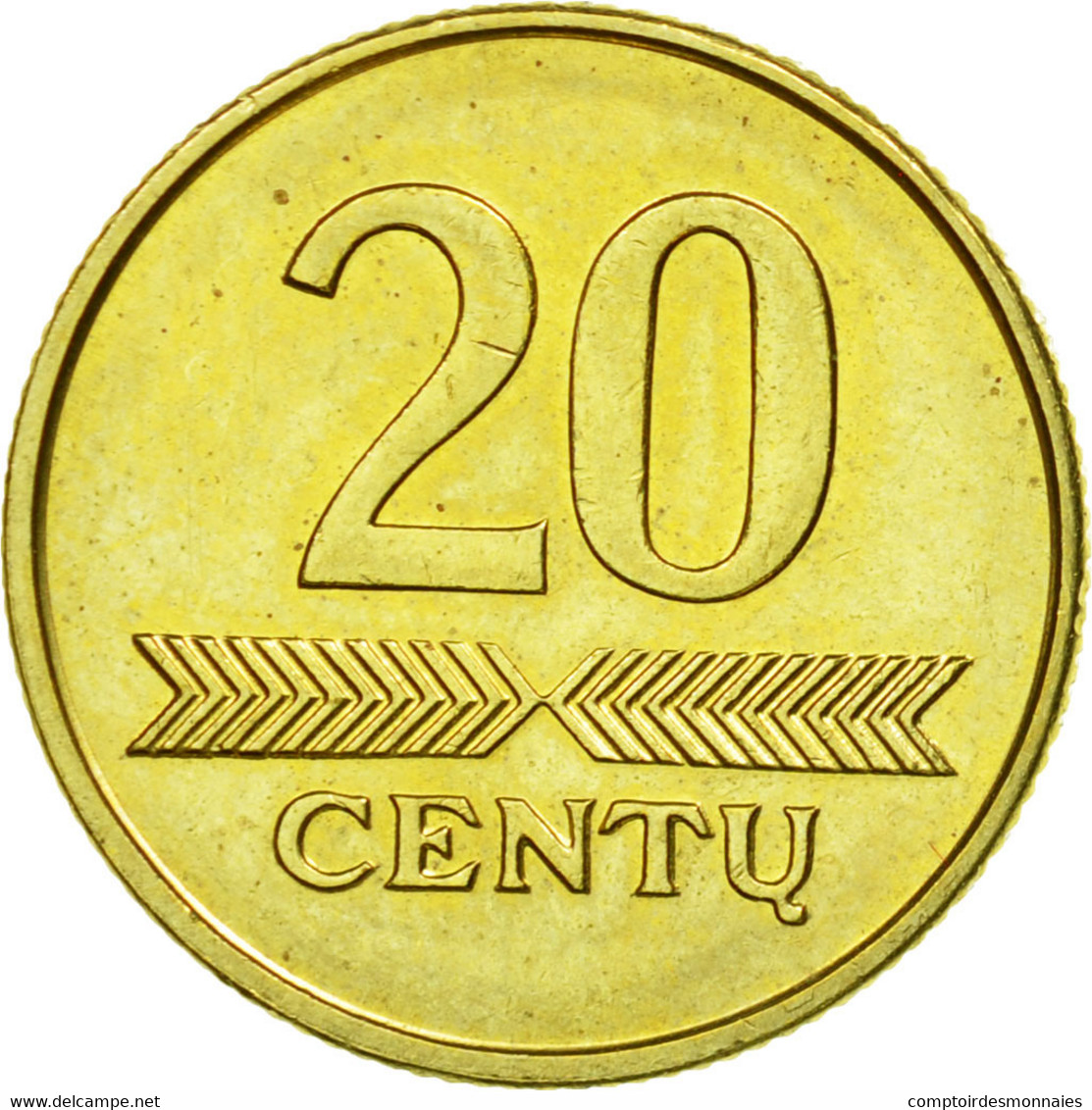 Monnaie, Lithuania, 20 Centu, 2009, TTB+, Nickel-brass, KM:107 - Lituanie