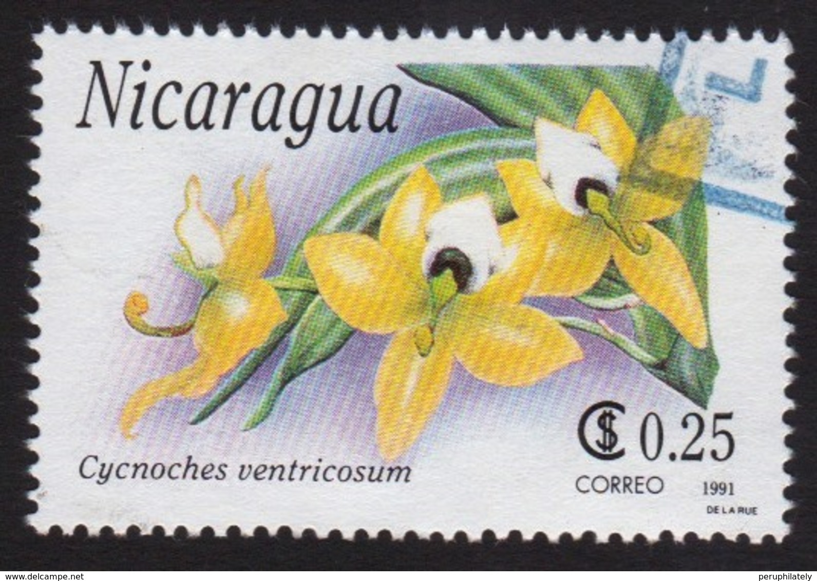 Nicaragua 1991, Orchids, V2, Used - Nicaragua